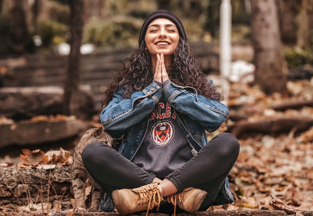 Girl Doing Yoga